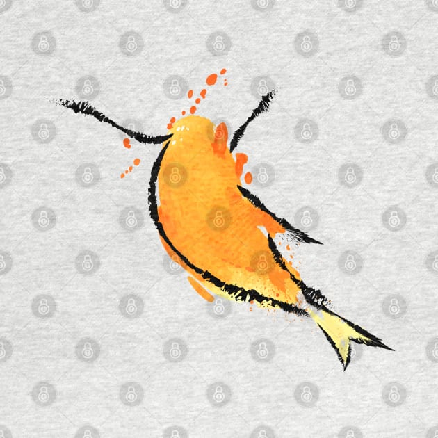 Orange koi fish by CindyS